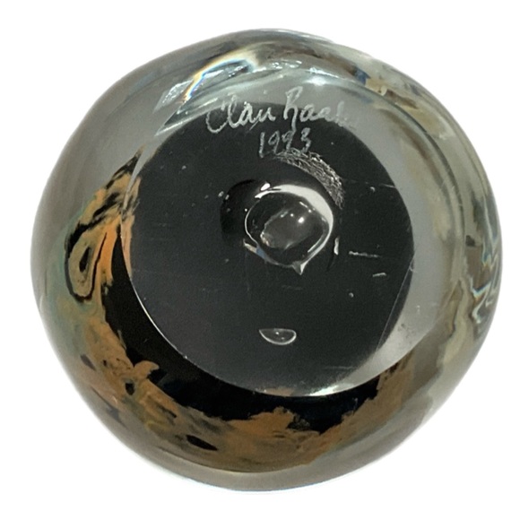 Hand-Blown Glass Paperweight - Southwest Native American Design - Picture 7 of 10